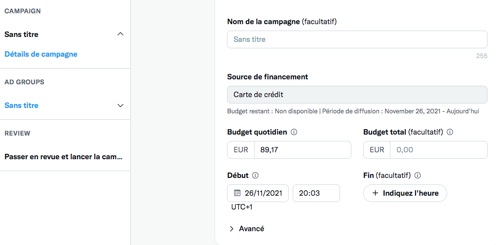 Combien coûtent les publicités Twitter ?