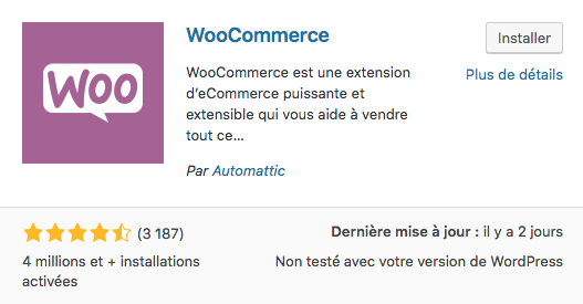 WooCommerce en français