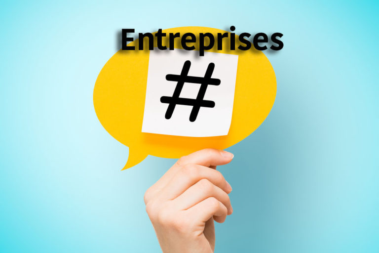 ▷ Les hashtags les plus populaires en France pour les entreprises