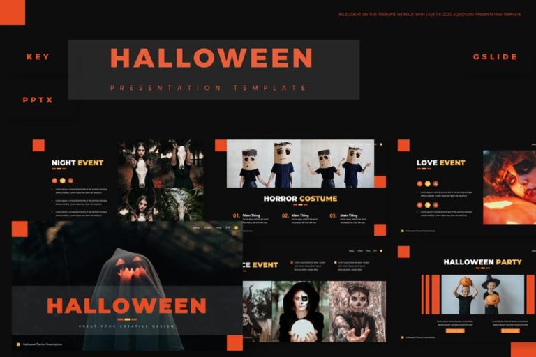 Présentation Halloween Powerpoint: les 5  templates attrayantes
