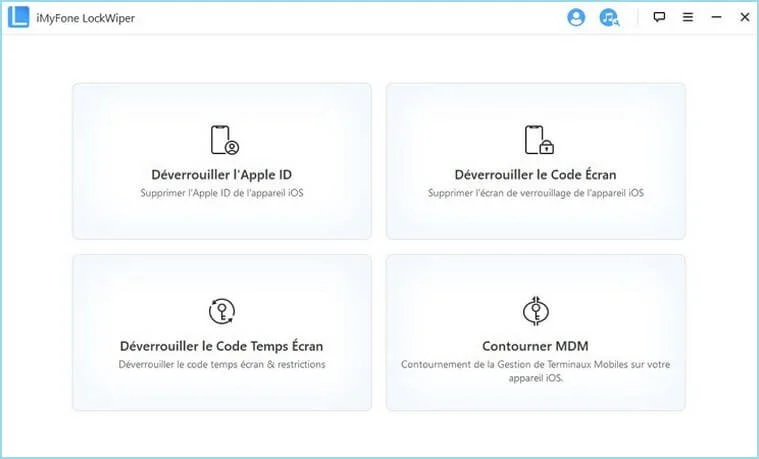 Déverrouiller Apple ID par LockWiper Logiciel de déverrouillage