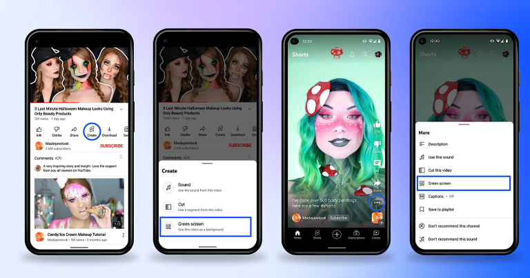 L’écran vert des courts métrages YouTube est désormais compatible avec toutes les vidéos
