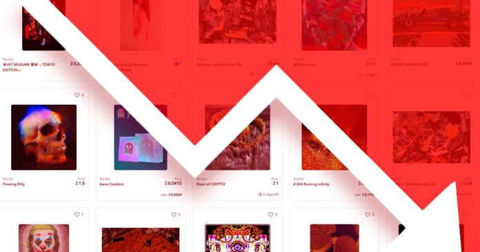 Les prix NFT prennent un coup après le chaos du marché de la cryptographie