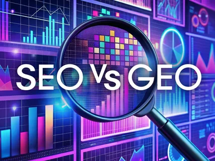 comparaison entre SEO traditionnel et optimisation GEO pour l’IA