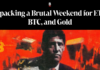 Déballage d’un week-end brutal pour l’ETH, le BTC et l’or