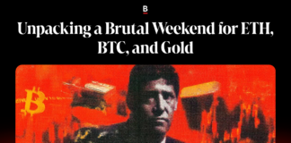 Déballage d’un week-end brutal pour l’ETH, le BTC et l’or